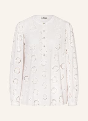 0039 ITALY Shirt blouse ANNIE in broderie anglaise