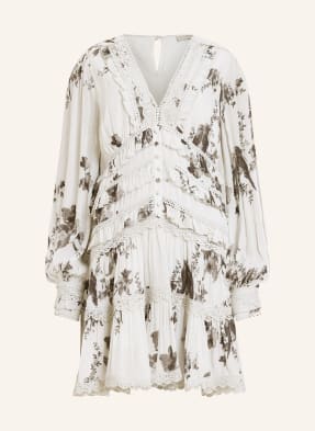 ALLSAINTS Dress ZORA with lace and ruffles