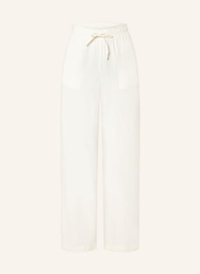 ICHI Wide leg trousers IHLINO with linen