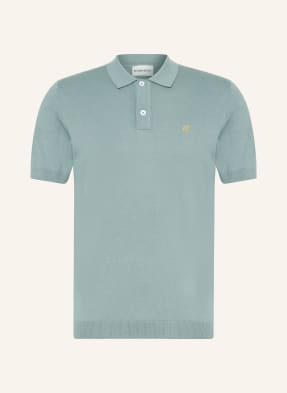 NOWADAYS Knitted polo shirt with silk