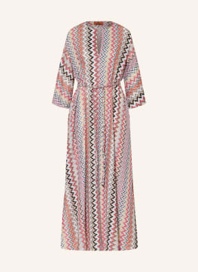 MISSONI Knit dress with glitter thread and 3/4 sleeves