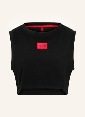 HUGO Cropped-Top BONNIE aus Frottee