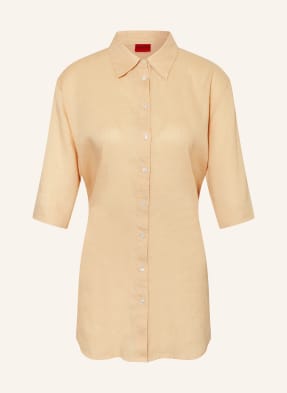 HUGO Shirt blouse ETILLIANA with linen