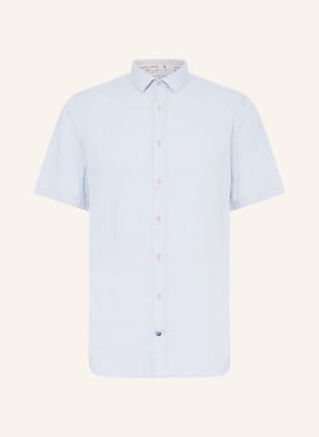 COLOURS & SONS Short sleeve shirt regular fit with linen