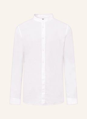 STRELLSON Shirt CONELL comfort fit with linen and stand-up collar