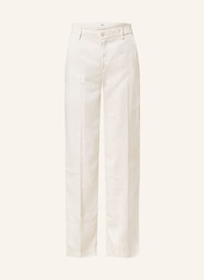 MASON'S Wide leg trousers with linen