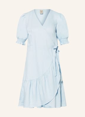 Y.A.S. Sukienka w stylu kopertowym z lnem