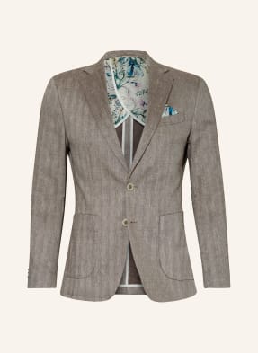 PAUL Suit jacket slim fit with linen