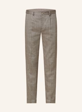 PAUL Slim fit trousers with linen