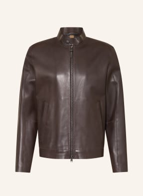 BOSS Leather jacket L-MIKERO