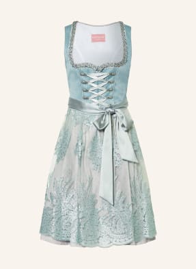 KRÜGER Sukienka bawarska z koronką i ozdobnymi kamykami