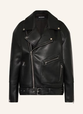 WRSTBHVR Oversized jacket LANGY in leather look