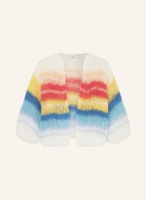 MAIAMI Cropped knit cardigan made of mohair