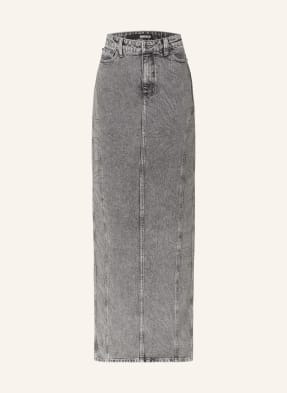 ROTATE Džínová sukně RHINESTONE s ozdobnými kamínky