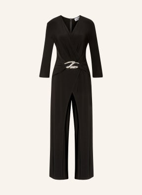Joseph Ribkoff Jumpsuit in wrap look with 3/4 sleeves