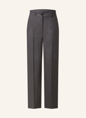 SEM PER LEI Wide leg trousers with tuxedo stripes