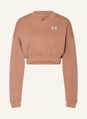 UNDER ARMOUR Cropped-Sweatshirt UA RIVAL TERRY