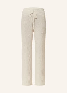by Aylin Koenig Knit trousers LIA in jogger style with linen