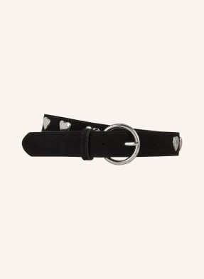FABIENNE CHAPOT Leather belt BOLD LOVE with rivets