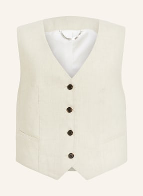 ALLSAINTS Blazer vest WHITNEY with linen