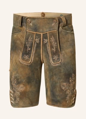 BECKERT Spodnie skórzane w stylu ludowym FLACHAU