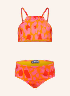 VILEBREQUIN Bustier-Bikini NEW LEOPARD