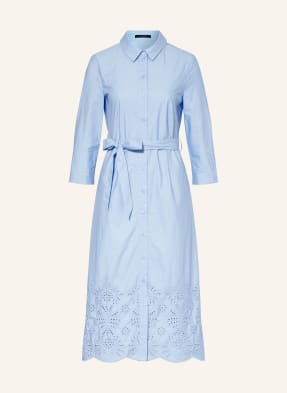 oui Shirt dress with 3/4 sleeves and broderie anglaise