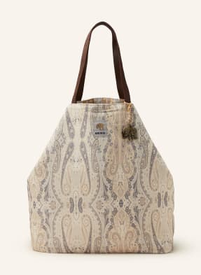 ANOKHI Reversible shopper with pouch