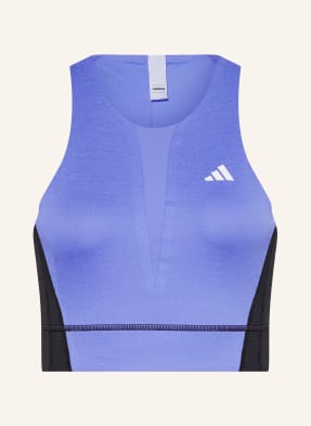 Adidas Cropped Top Pro fialová / černá