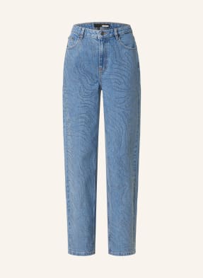 ROTATE Straight jeans with decorative gems