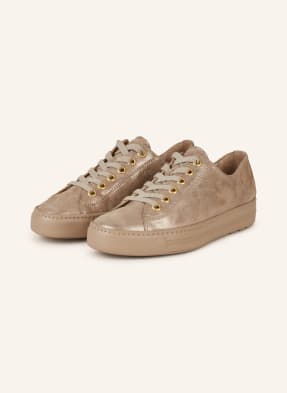 paul green Sneakersy GLOSSY ANTIC CHAMPAGNE