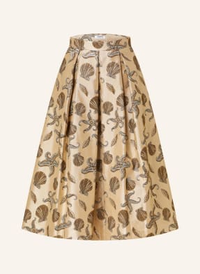 LUNATICA MILANO Brocade skirt with glitter thread