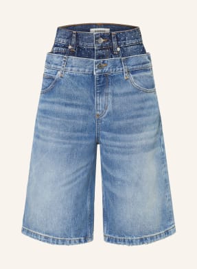 SANDRO Szorty jeansowe z ozdobnymi kamykami