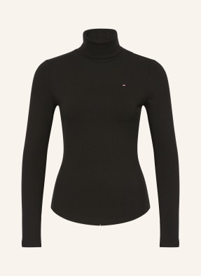 Tommy Hilfiger Tričko S Rolákem černá
