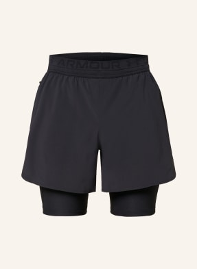 UNDER ARMOUR 2-in-1-Trainingsshorts Gabardine PEAK WOVEN