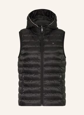 TOMMY HILFIGER Quilted vest with removable hood