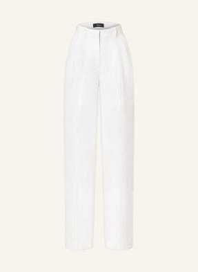 Theory Wide leg sleeved trousers made of linen