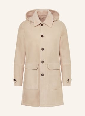 eleventy Lambskin coat