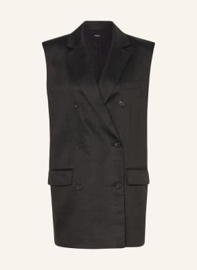 Theory Blazer vest with linen