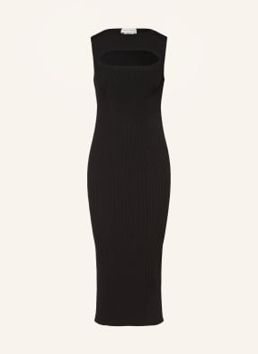 Mcqueen Pletené Šaty S Průstřihem černá