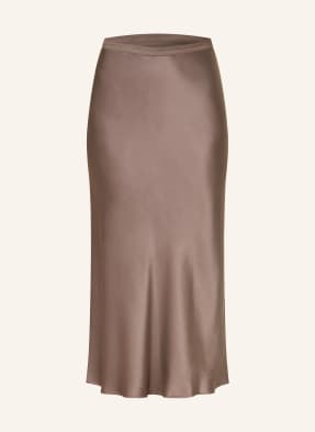 ANINE BING Satin skirt made of silk