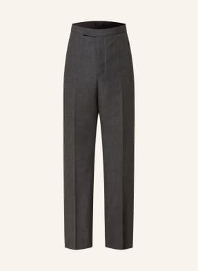 Thom Browne. Kalhoty Regular Fit tmavě šedá