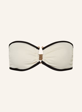 Seafolly Bandeau Bikiny Beach Bound krémová / černá