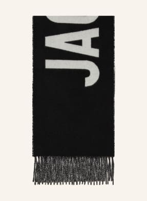 Jacquemus Šála černá / šedá