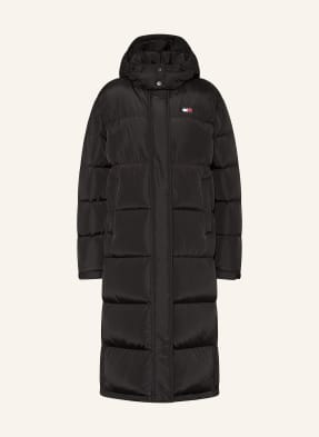 Tommy Jeans Daunenmantel Mit Abnehmbarer Kapuze schwarz
