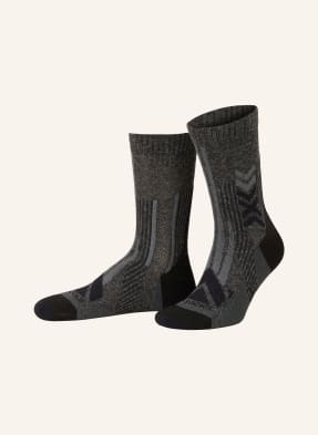 X-Socks Trekingové Ponožky Hike Perform Merino b036 black/charcoal