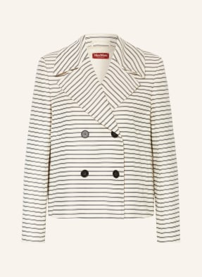 Max Mara Studio Bunda Assuan béžová / černá
