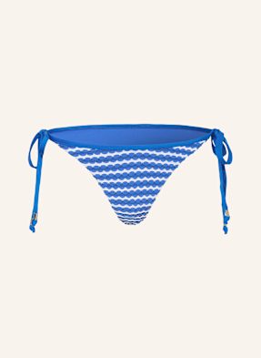 Seafolly Trojúhelníkové Bikinové Kalhotky Mesh Effect tyrkysová / bílá
