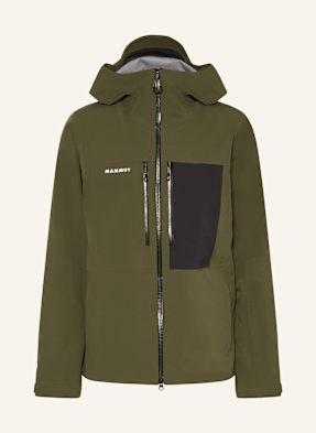 Mammut Hardshell-Skijacke Stoney gruen