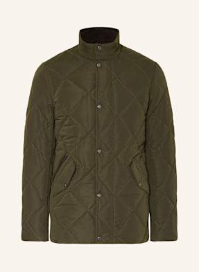 Barbour Prošívaná Bunda tmavě zelená